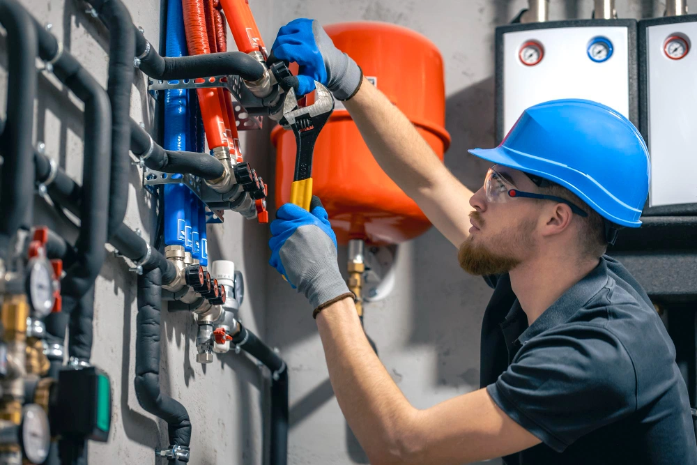 Reliable plumber from Plumbing Champions repairing in Penhook VA